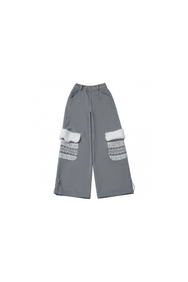 ファーベルベットコート+トップス+パンツ+スカート