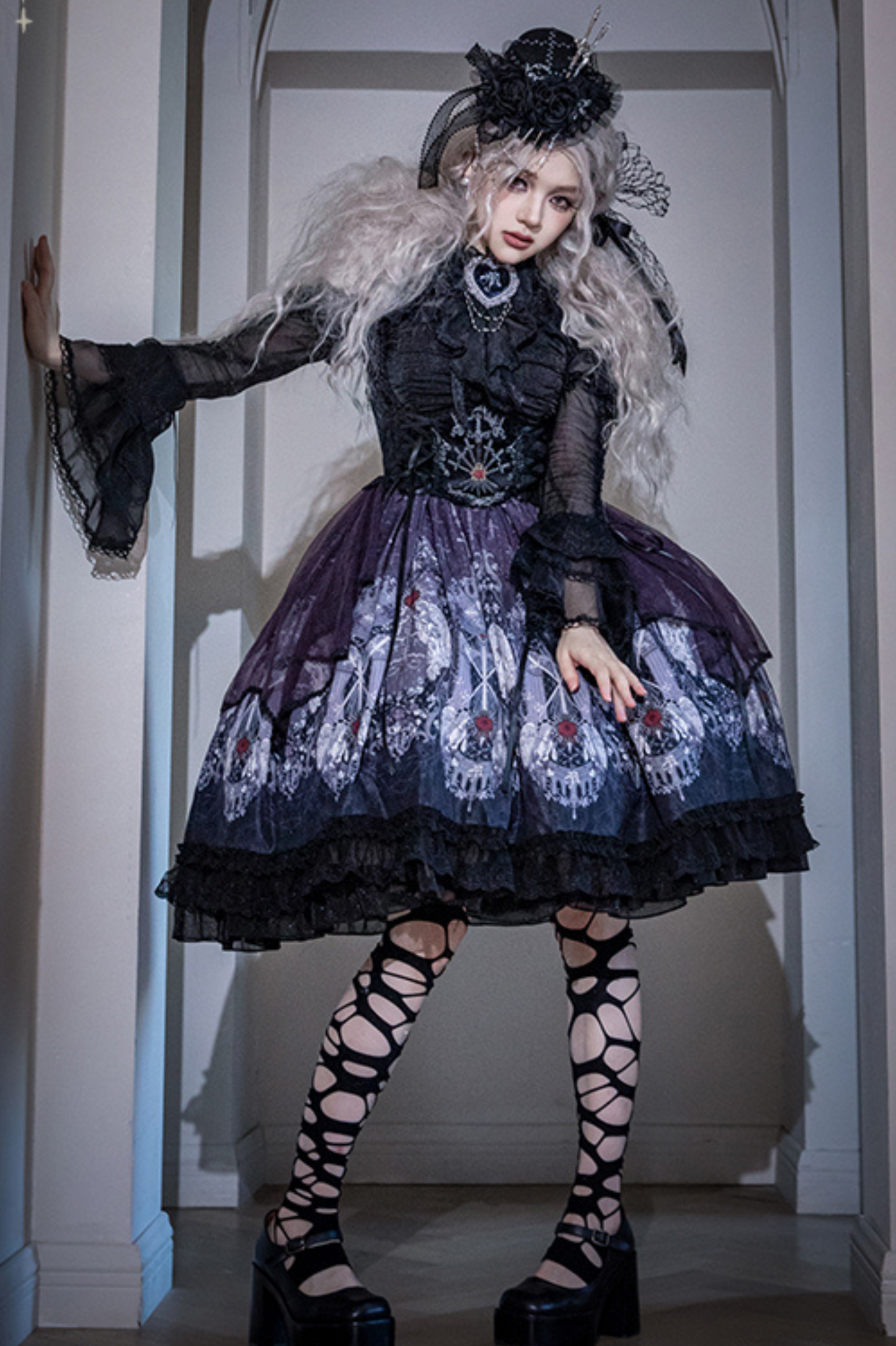 [Reservation Product] Gothic Girl Design Maria Sword Lolita Dress Set