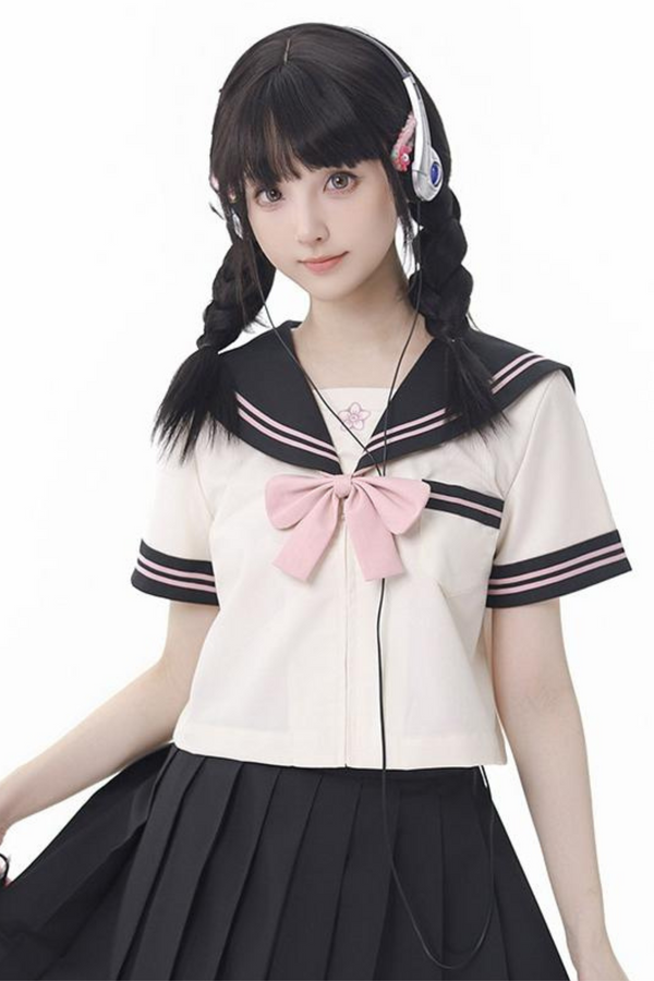 スイートカレッジセーラートップス+プリーツスカート