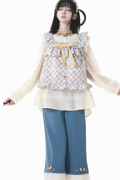 Sunflower Dream Girl Dress + Vest + Shirt + Pants