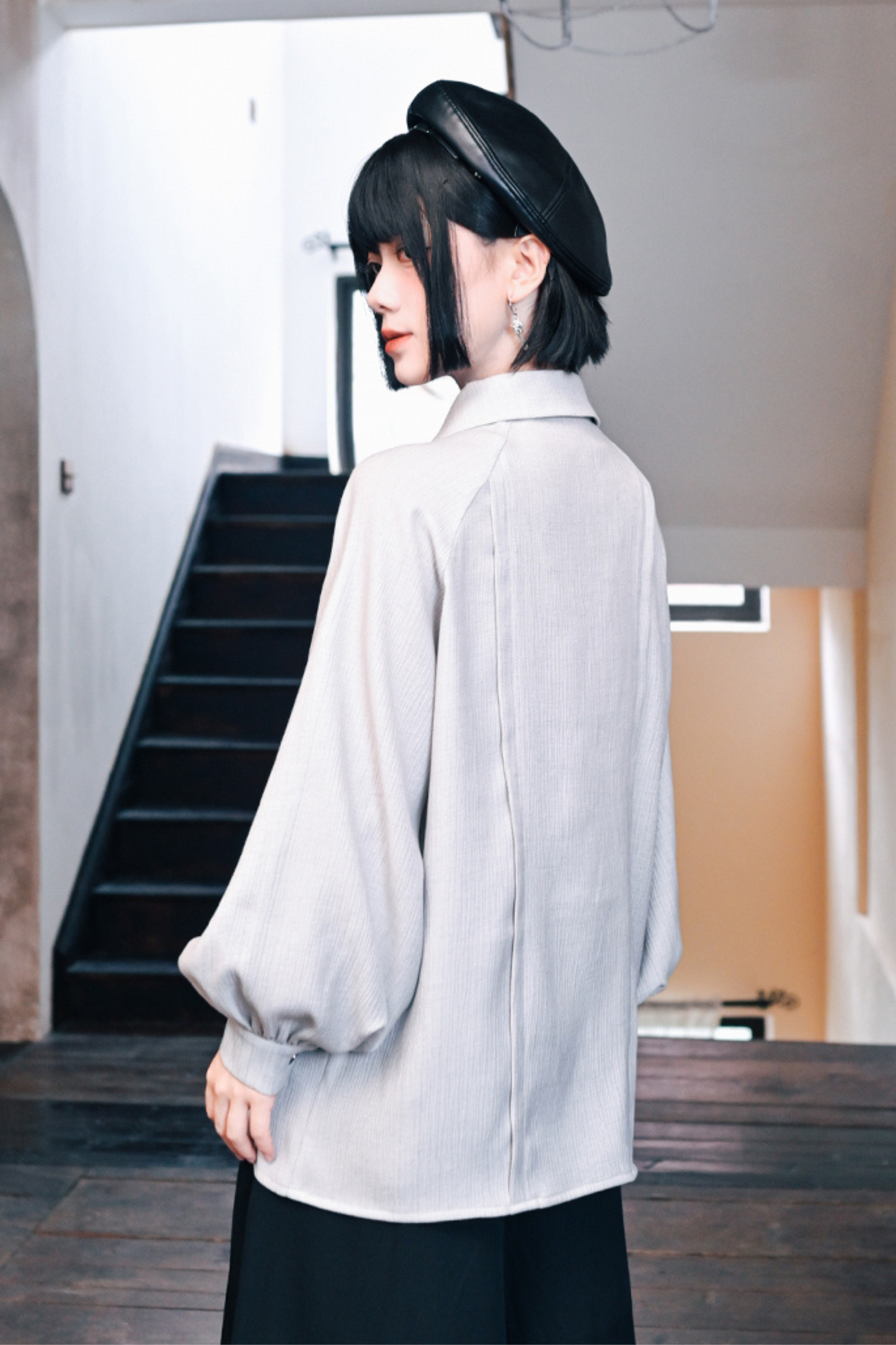 China Lantern Sleeve Shirt