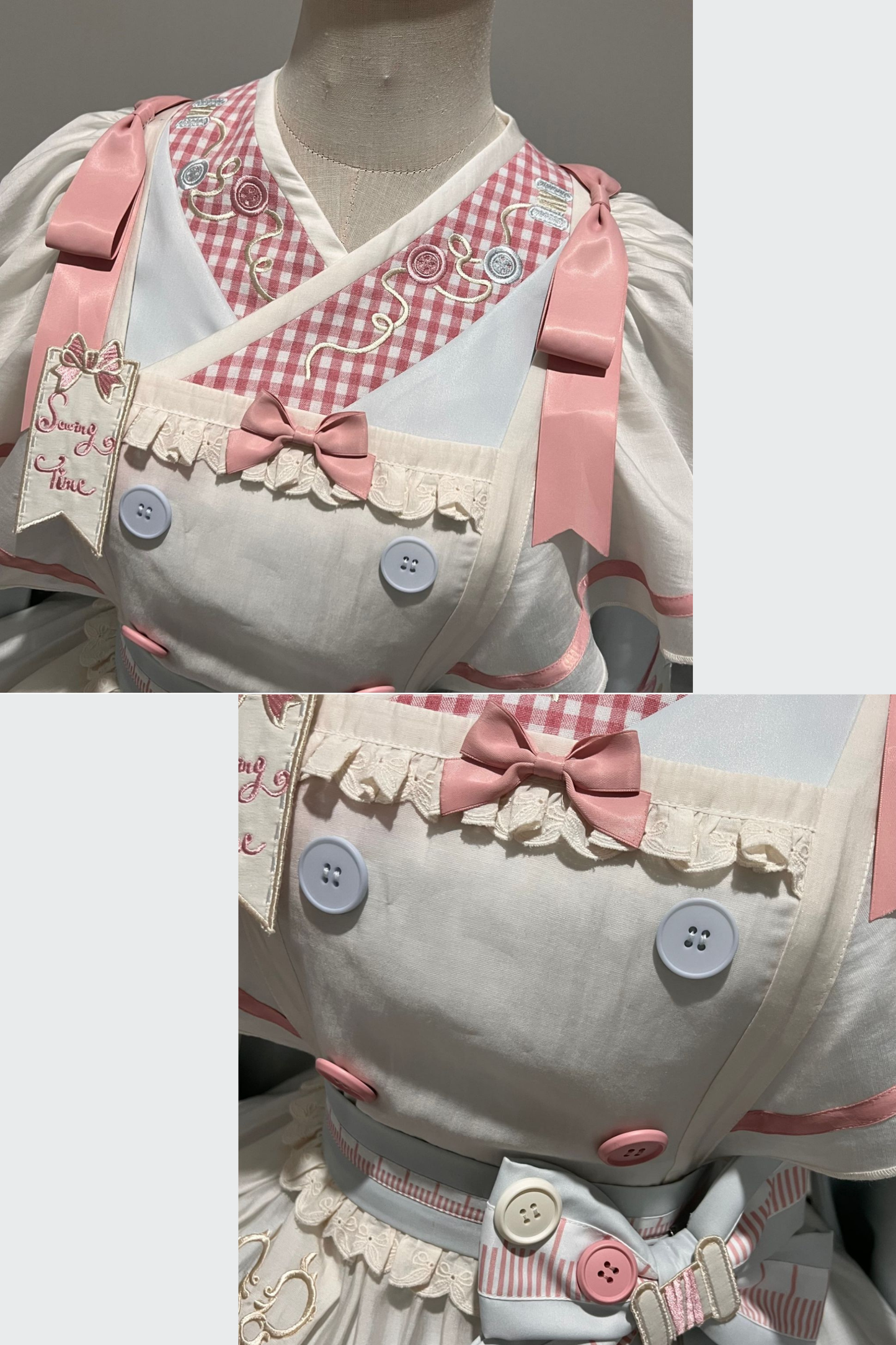 【12月6日予約締切】チャイナロリータエンブロイダリーメイドドレスセット＋ボンネット