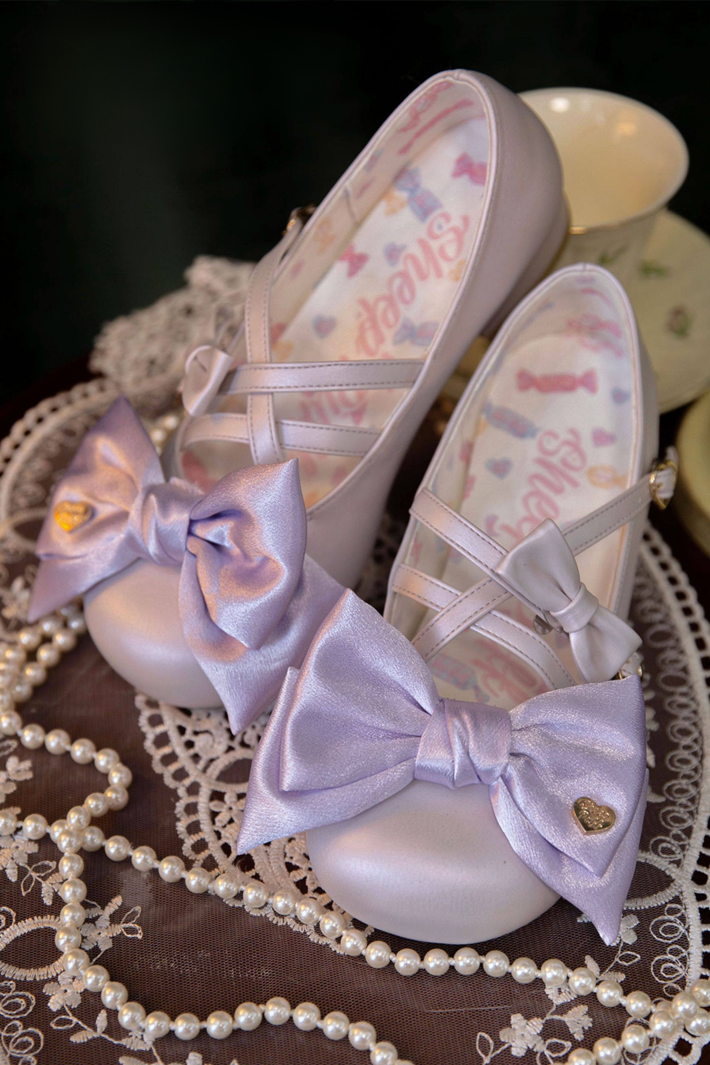 Satin Candy Lolita Shoes