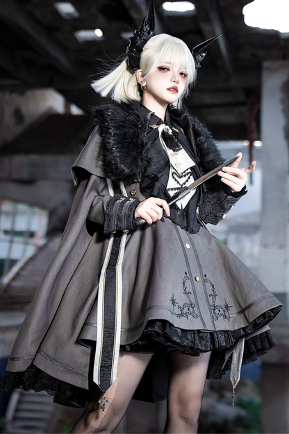 Fantasy Prince Army Coat + Cape + Shirt