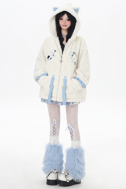 猫耳フードサブカルジャケット