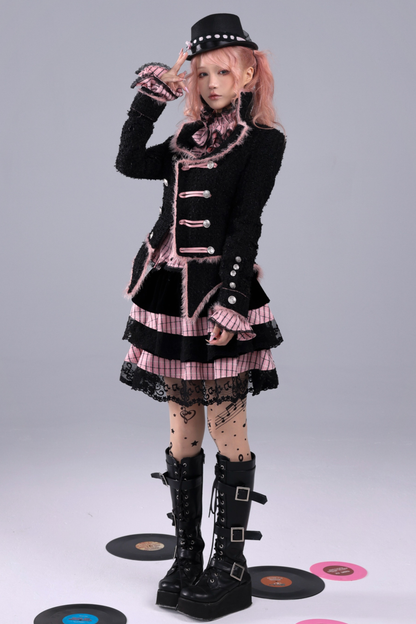 ブラックウールンファンタジージャケット