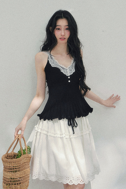 フレンチレースジャケット+キャミソール