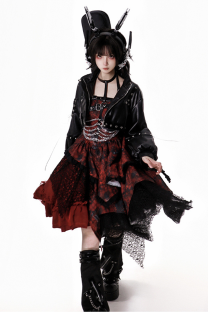 サブカルチャーダークゴシックハンサムセットアップ