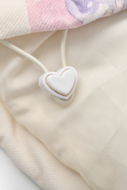 フェアリーテールレースカラー付きダウンジャケット