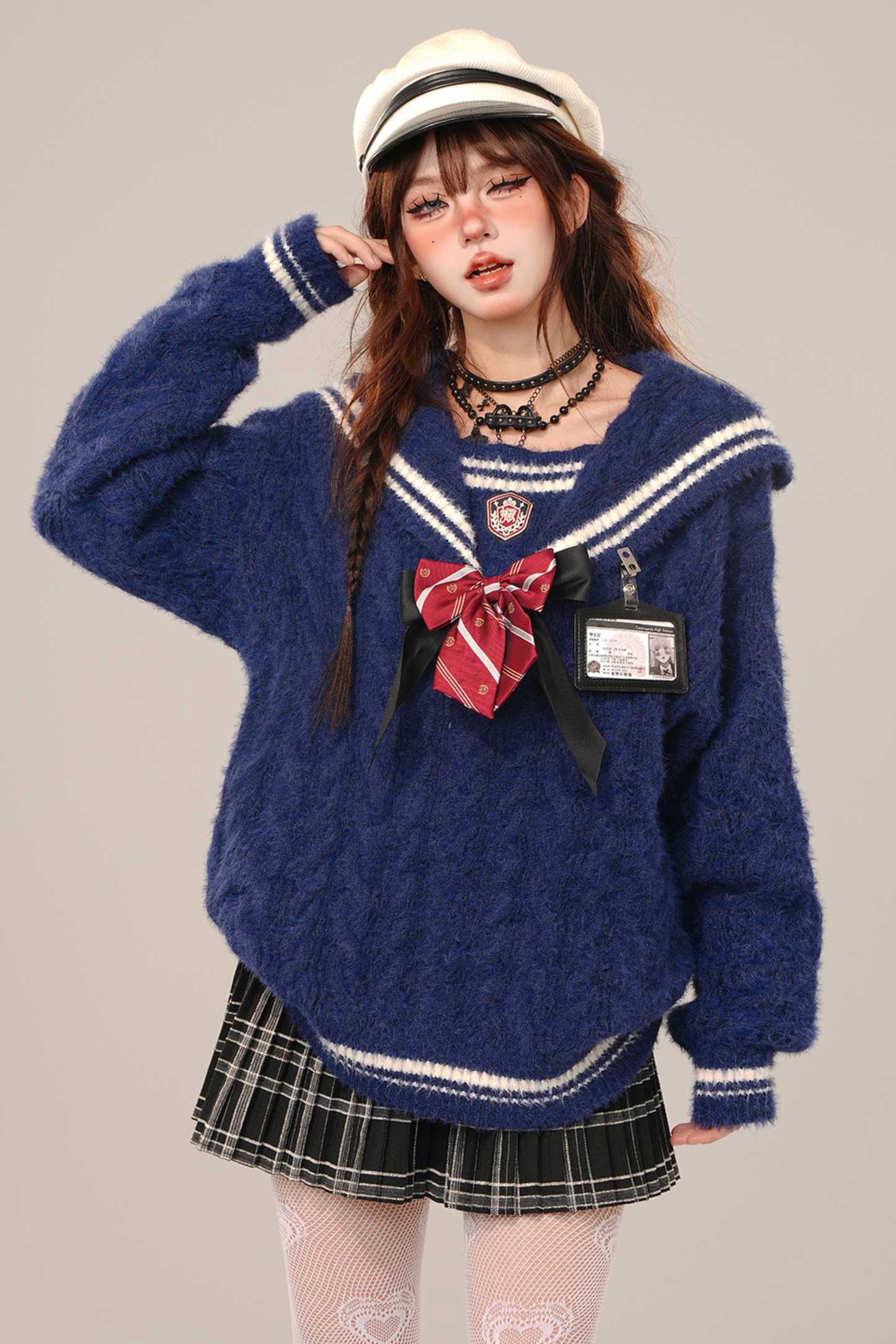 スクールセーラーニット