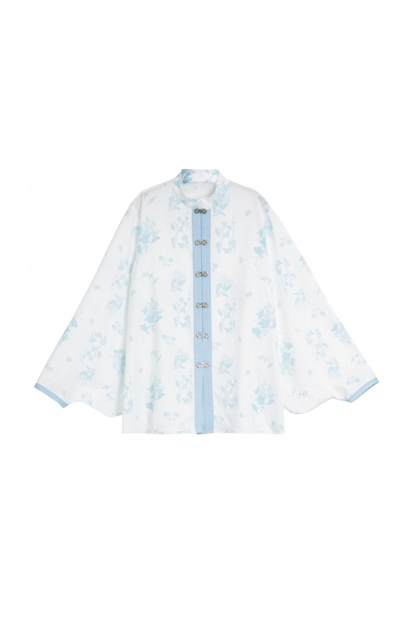 フュージョンチャイナロングシャツ＋ノースリーブドレス＋ロングスカート