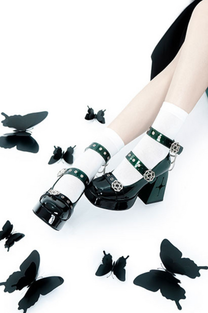 ヘキサグラムスターホットティーハイヒール