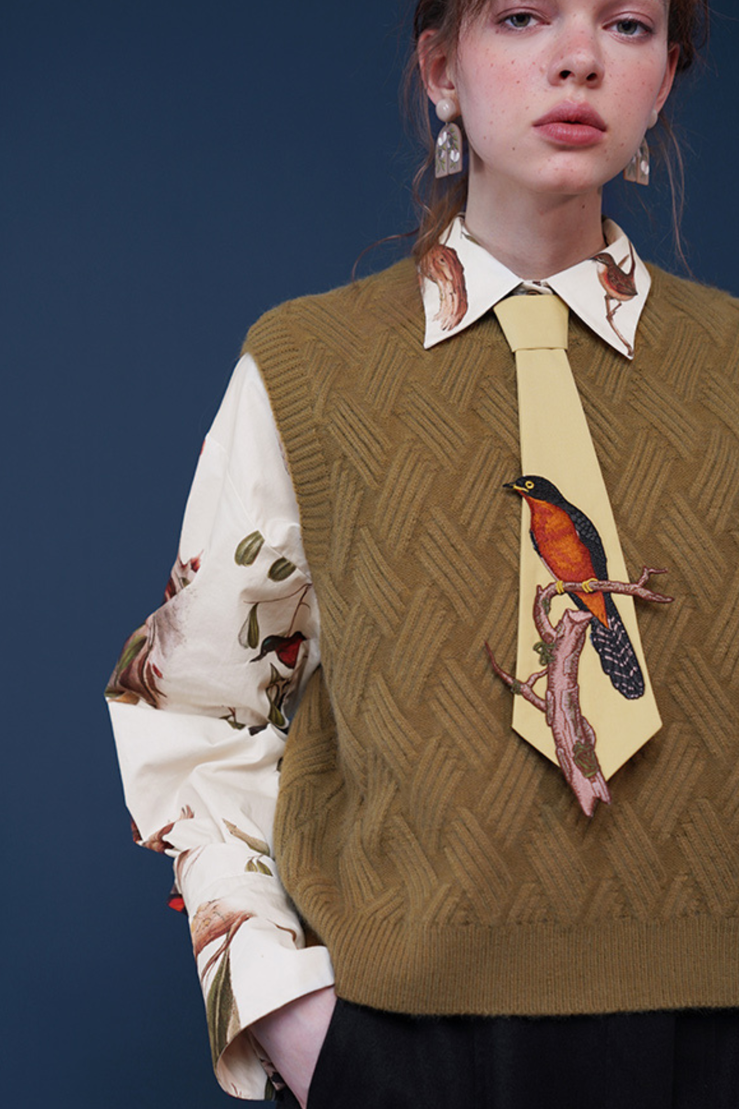 Bird Art Tie