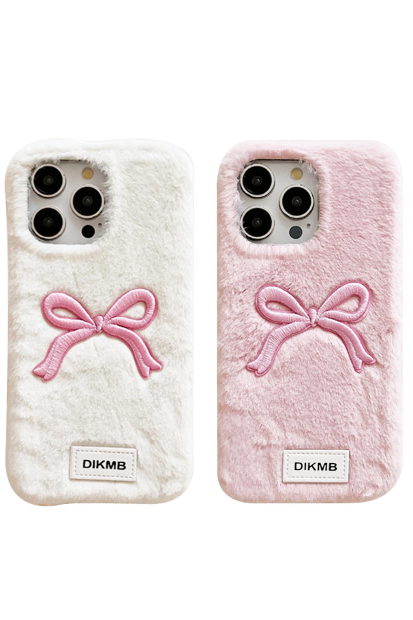 Sweet Ribbon Milky Fur iPhone Case