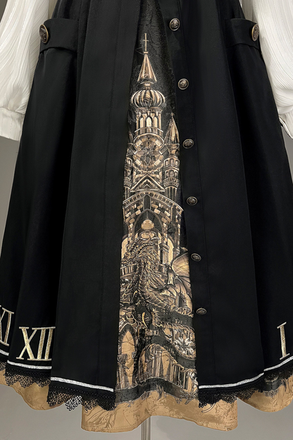 ドラゴンアリアロリータケープコート+トップス+スカート