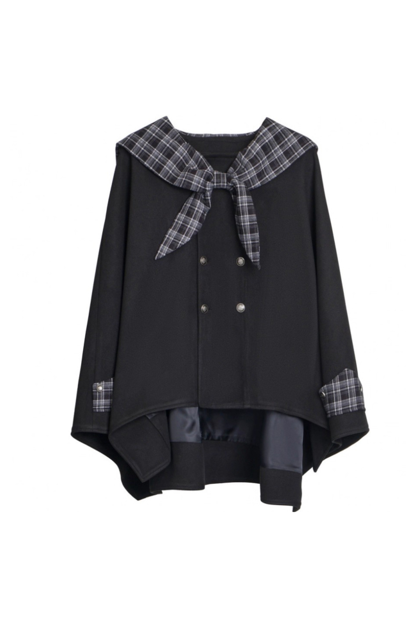 チェッカーアカデミーコート+シャツ+スカート