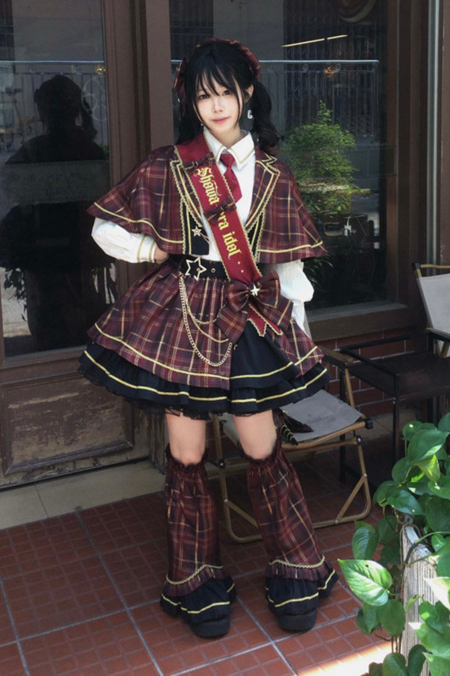 Retro Check Idol Lolita Set