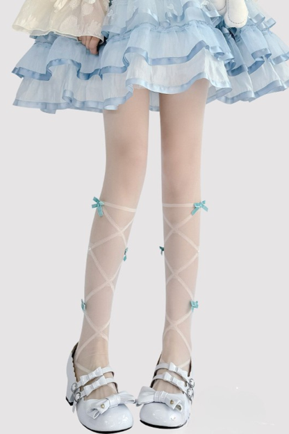 リボンピュアパールシアータイツ