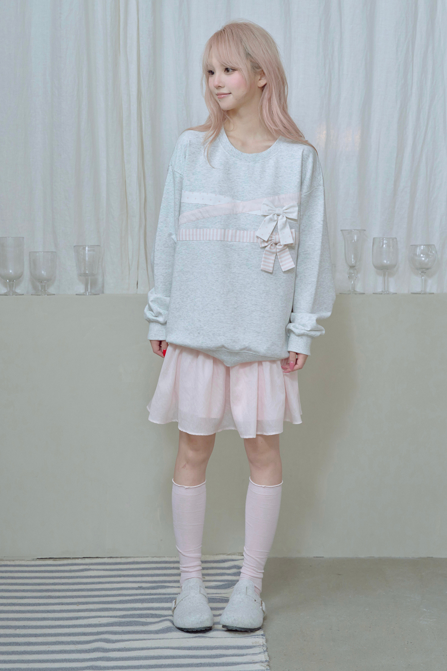 リボンプルオーバースウェット