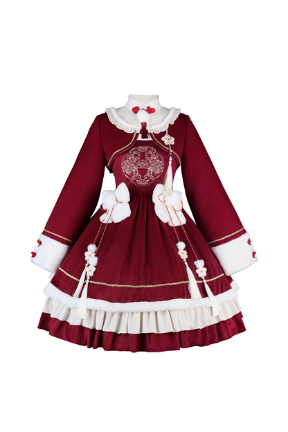 New Year Chinese Style Lolita Dress Set-Up