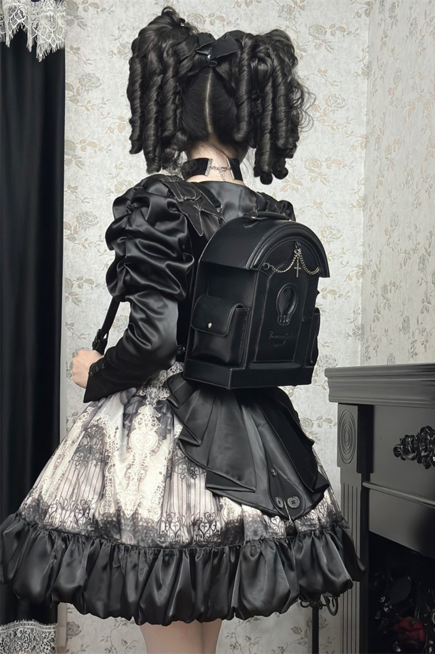 ゴシックペインロリータスカルバッグ