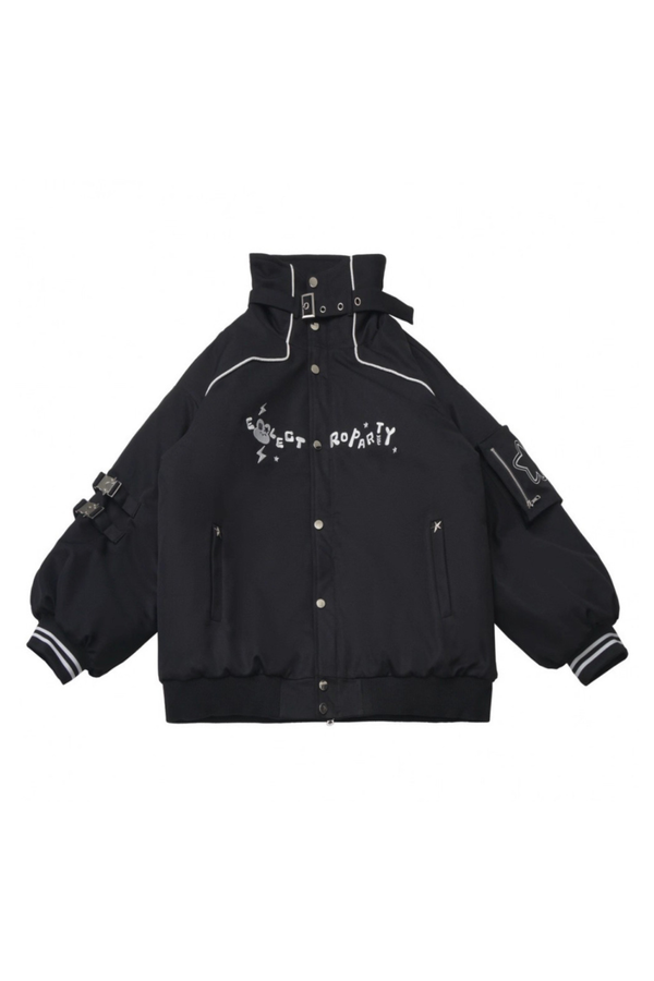 モードダークジャケット+シャツ+ロングスカート+ショートスカート