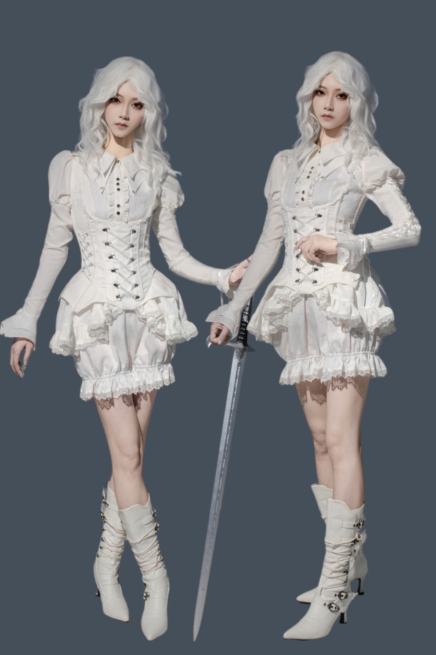 [Deadline for reservations: November 19] Camilla Spider Web Bat Gothic Dark Series Dress Full Set + Setup Full Set