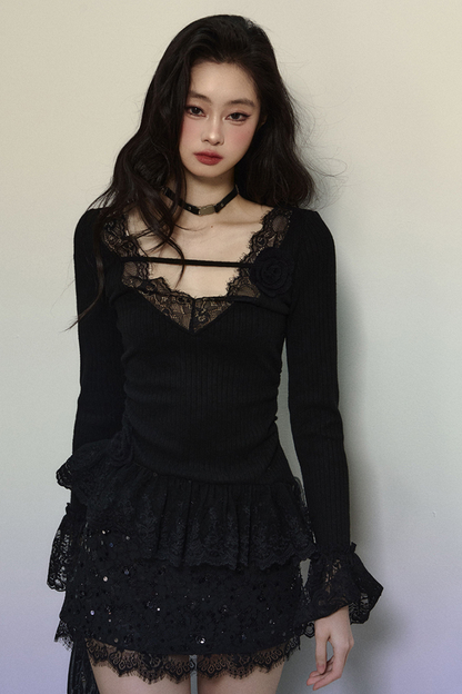 Munich Love Letter Lace Top