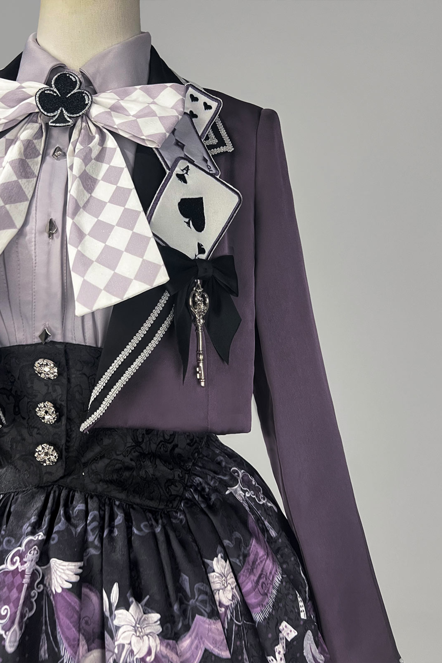 ナイトアリスマジックシアターロリータスカート+シャツ+ショートジャケット