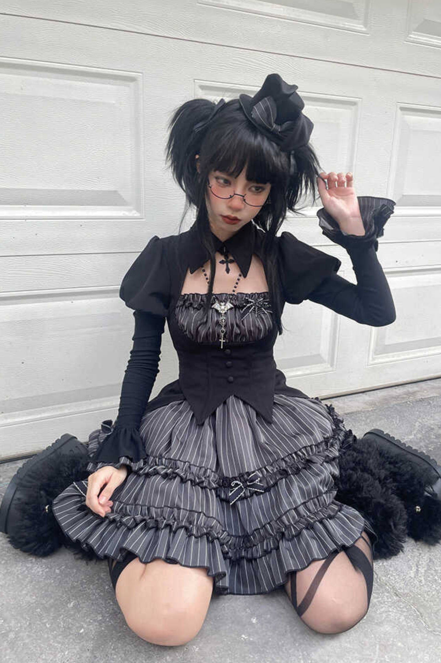 Rabbit Duke Gothic Lolita Dress + Bunny Ear Hat