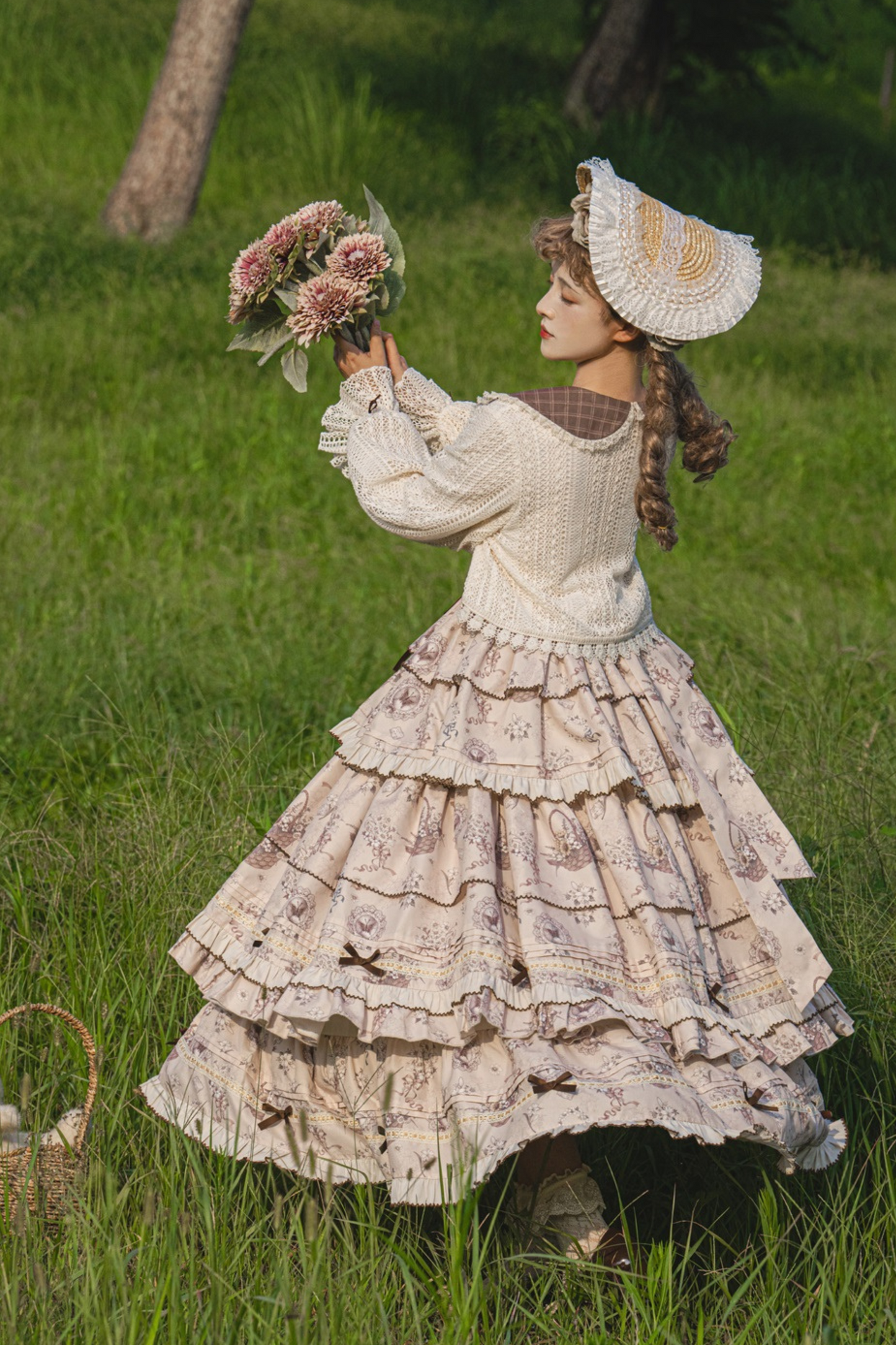 ブニングタイムエレガントロリータドレス+ドールカーディガン