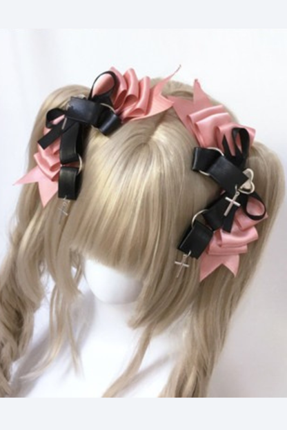 ダークスイートリボンヘアピン