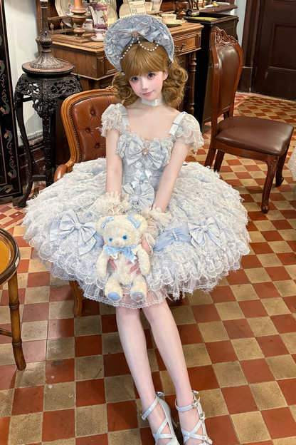 프릴 프린세스 로리타 드레스