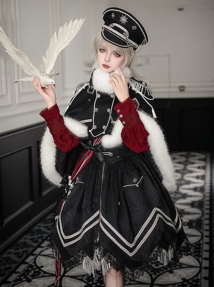 【2月23日予約締切】ドーンブレイカーゴシックジャカードミリタリービスチェサスドレス