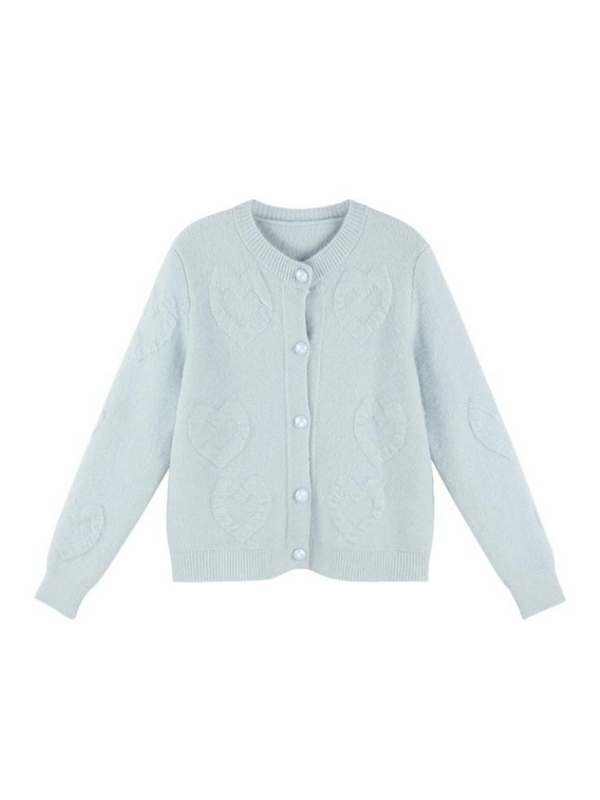 ハートソフトスイートショートニットカーディガン