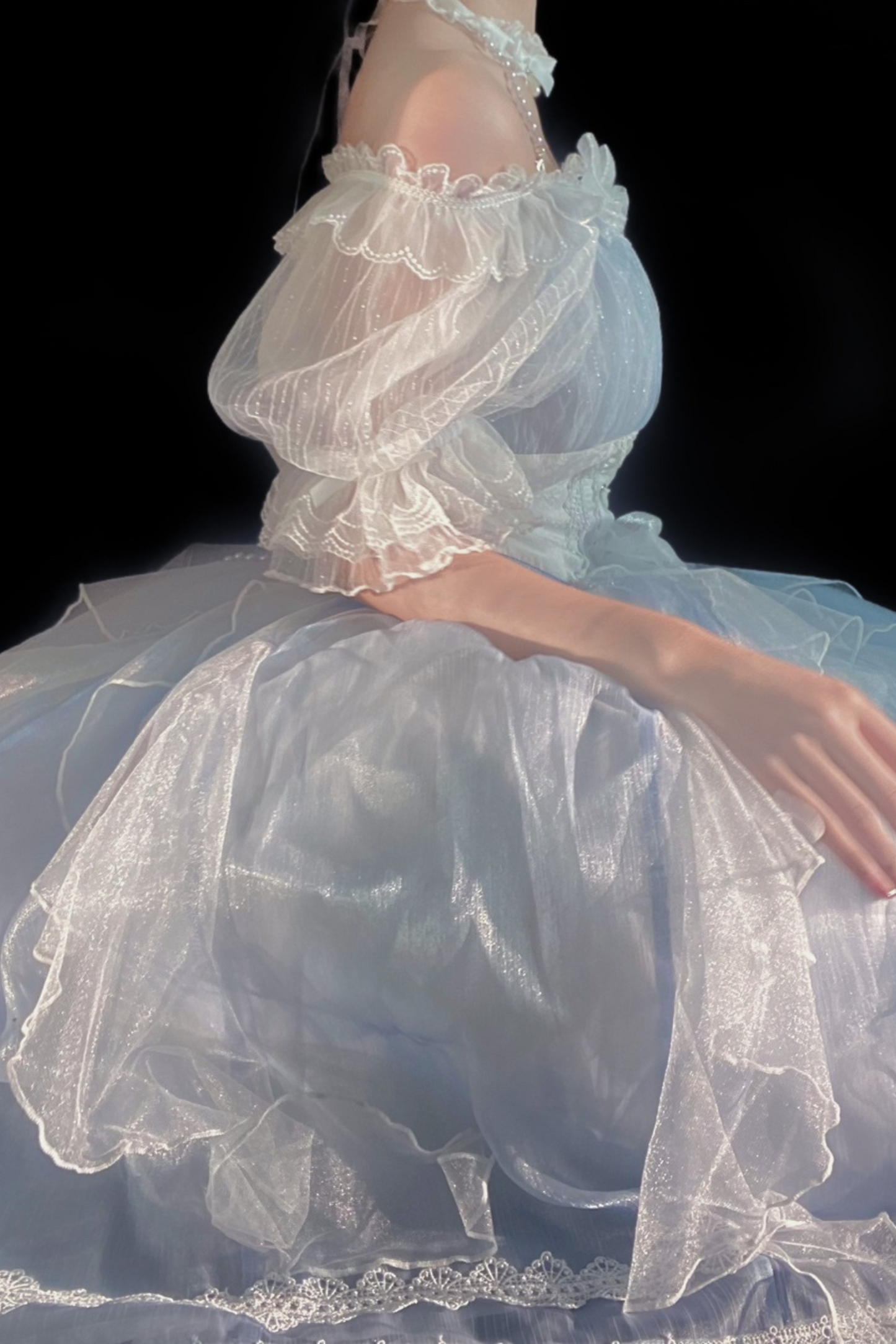 Sheer Blue Mermaid Lolita Dress