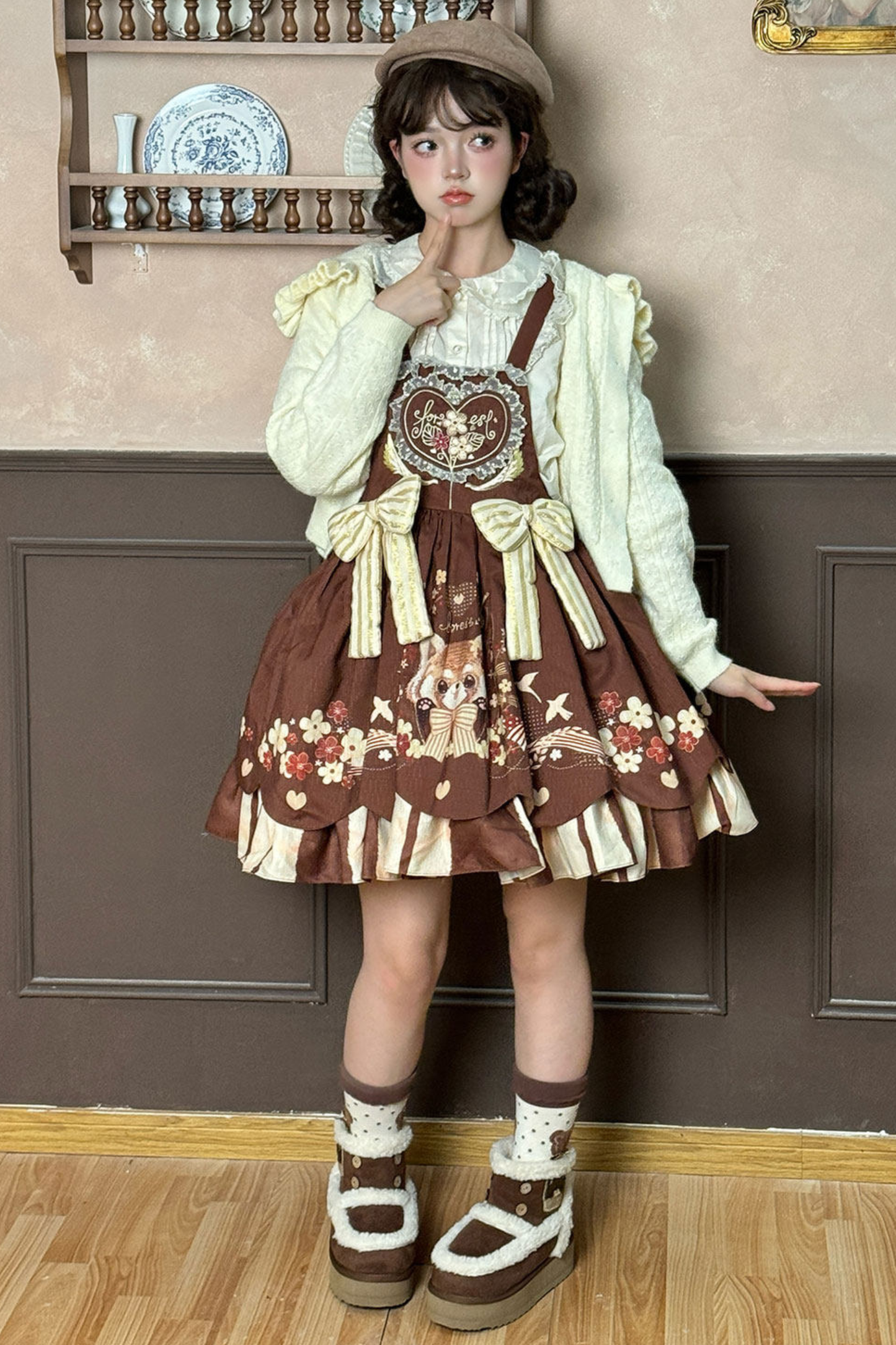 Lolita Fleece Line Snow Boots