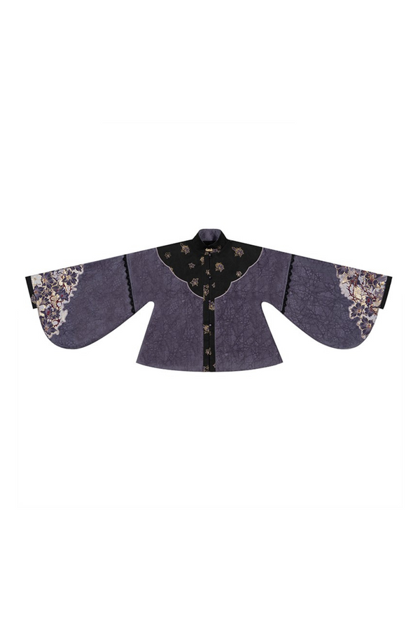 フローラルミラーブラウスゴールデンホーススカートセット