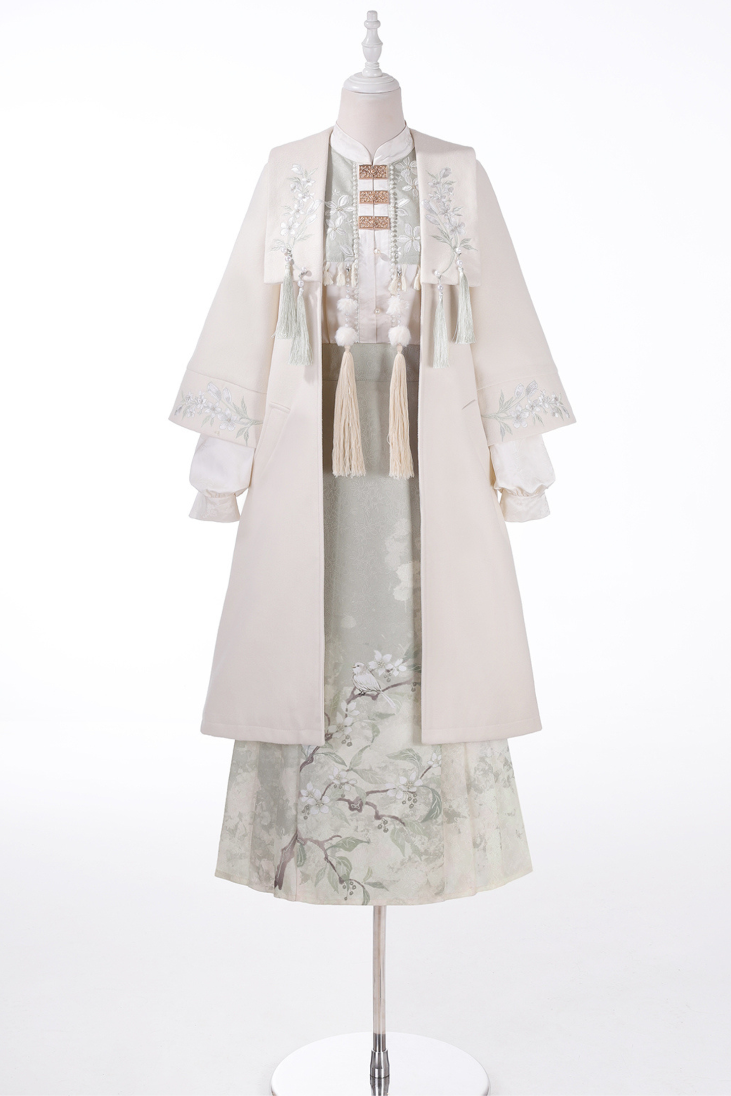 フォレストチャイナコート+スカート+トップス