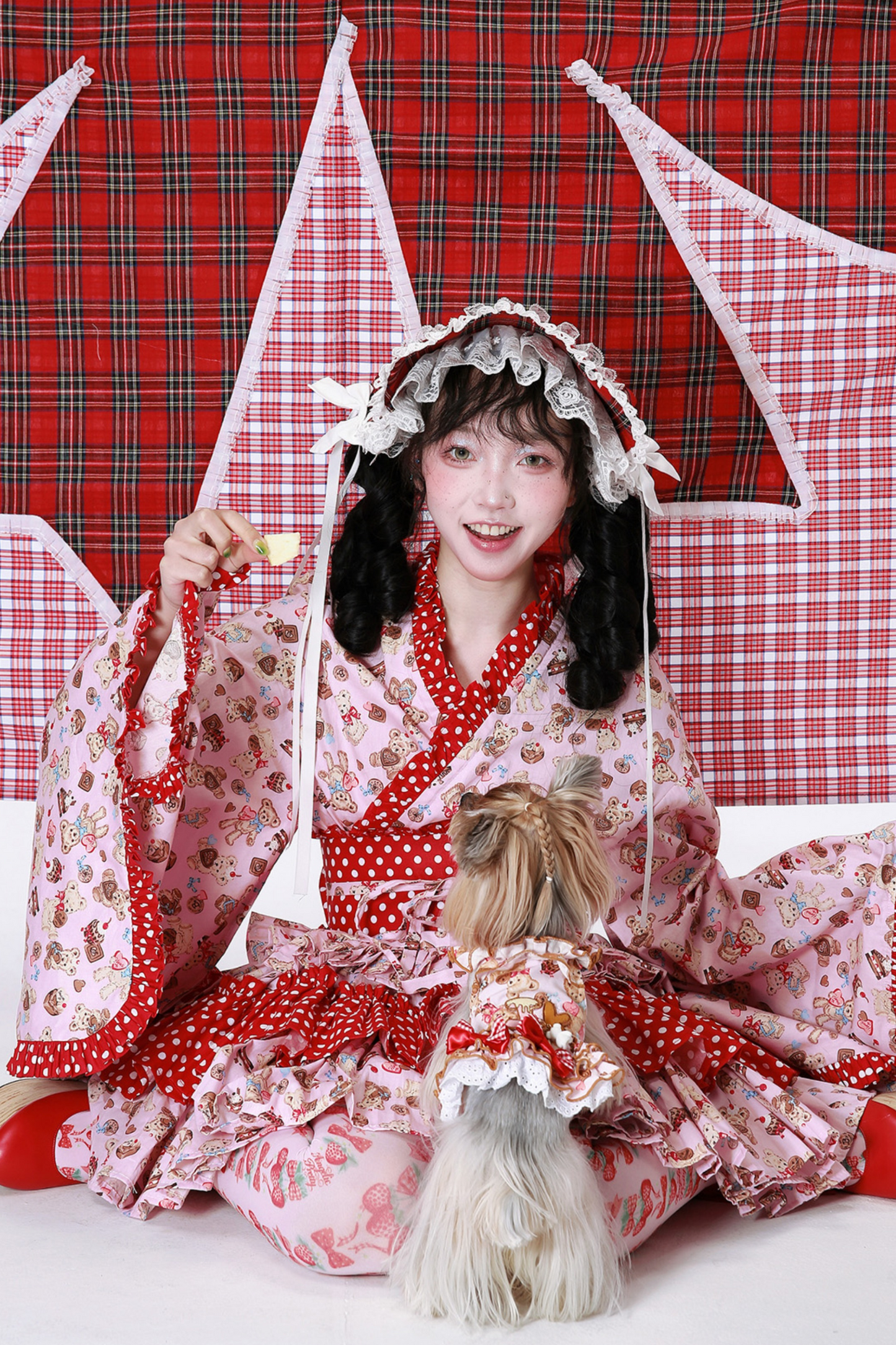 Retro-Pop-Lolita-Kimono-Oberteil