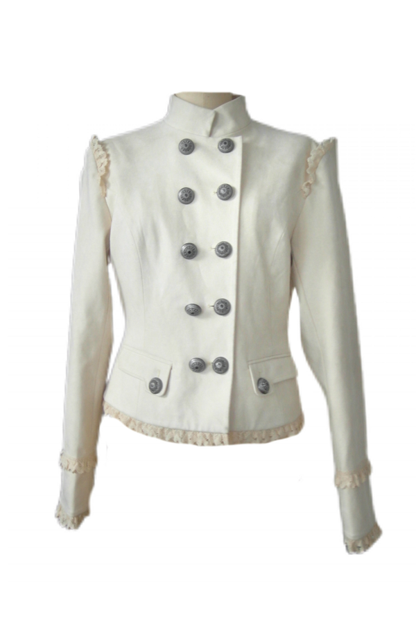 Medieval Suede Courtly Jacket Coat