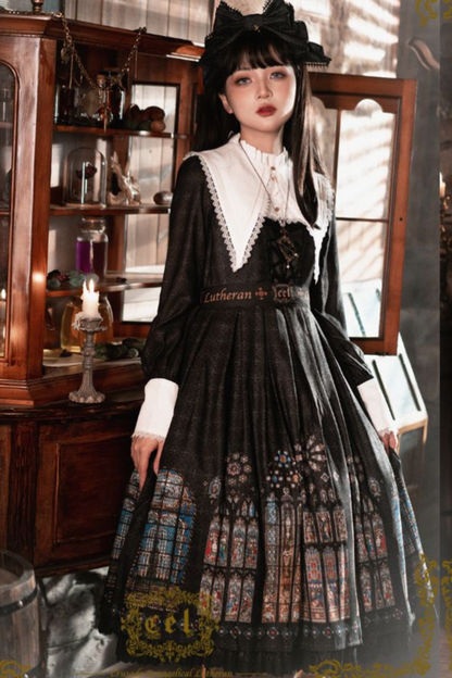 Gothic Classic Crown Lolita Dress