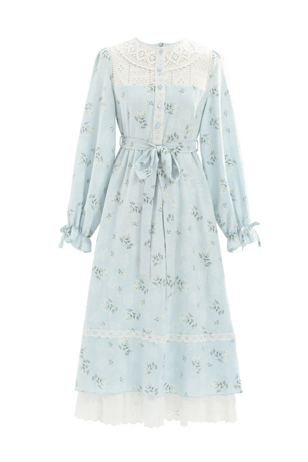 French Lace Flower Dress + Apron