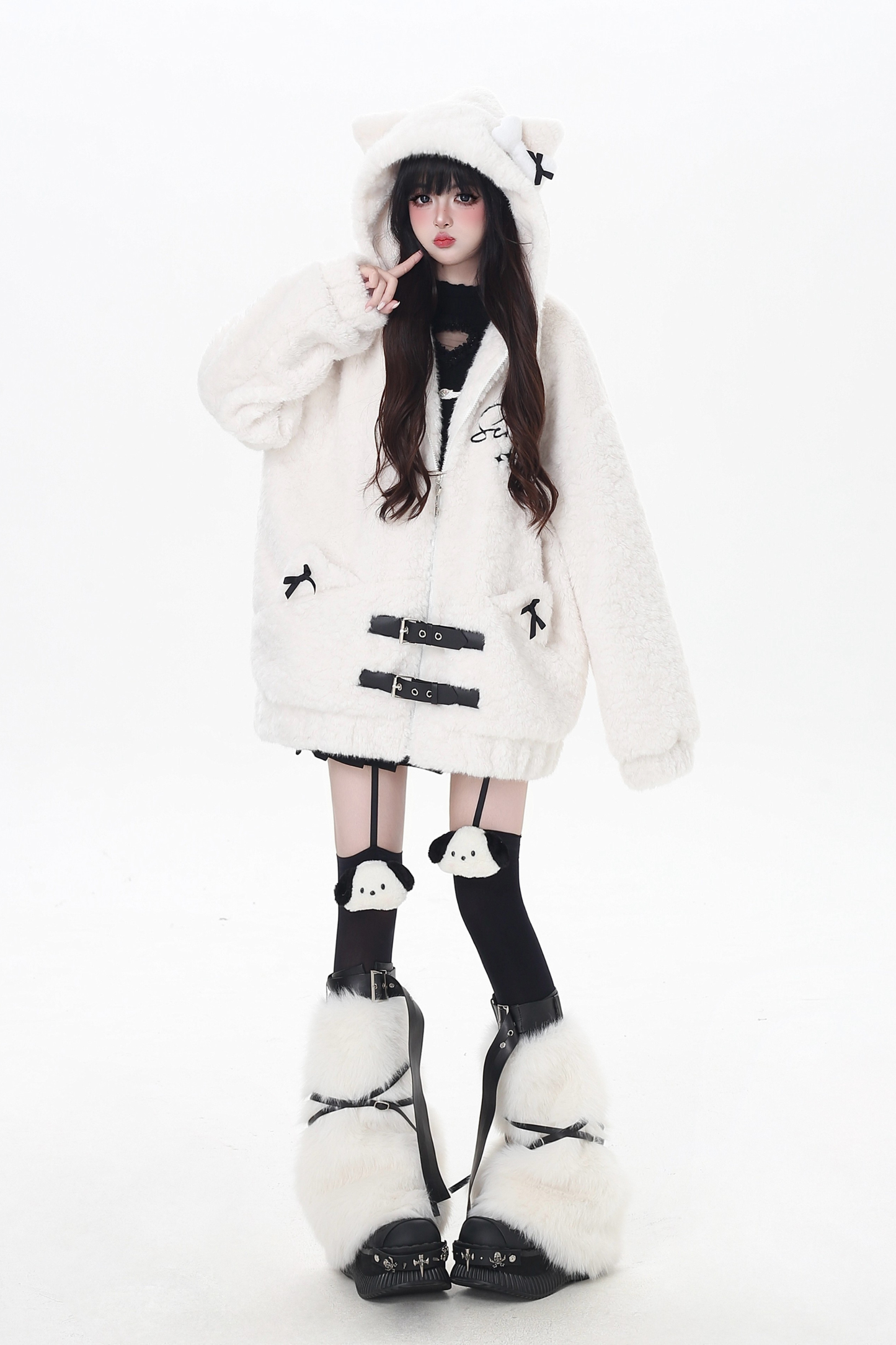 Furrouz Cat Ear Hooded Coat