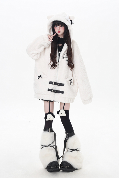 Furrouz Cat Ear Hooded Coat