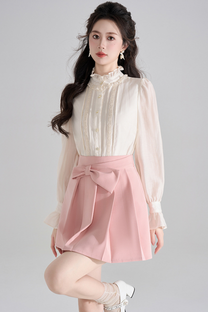 Ensemble Top + Flare Skirt
