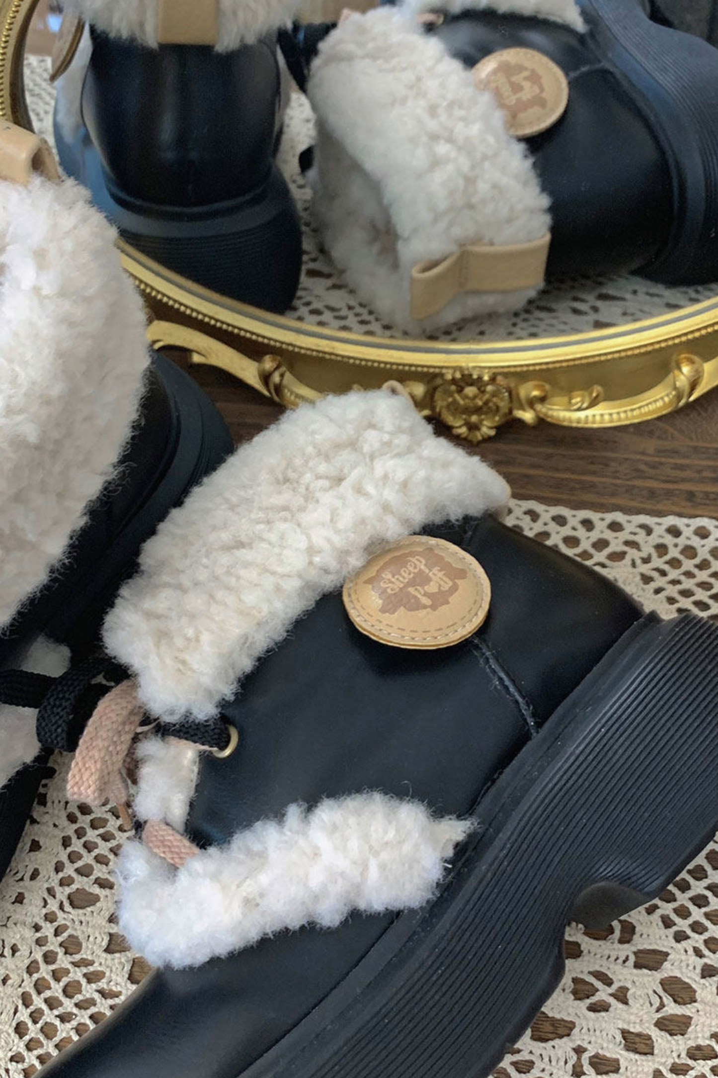 Retro Plush Snow Boots