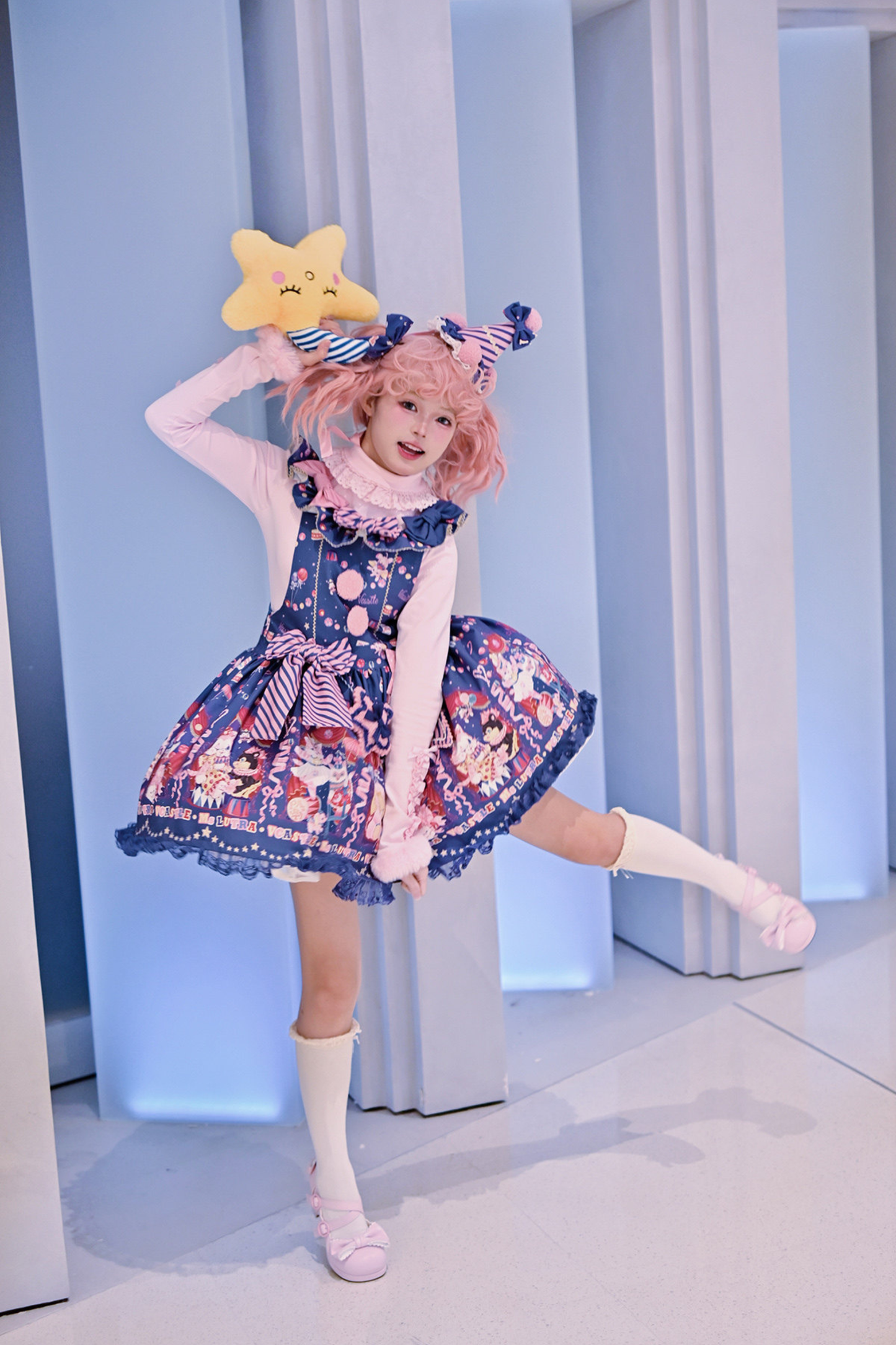 サーカスサスペンダーロリータドレス＋スカート