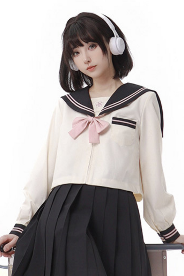 スイートカレッジセーラートップス+プリーツスカート