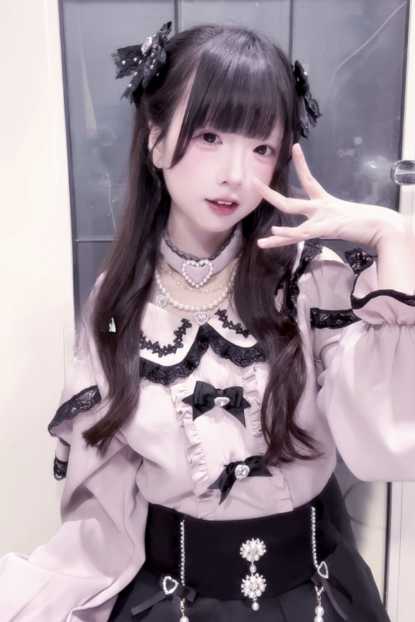 Mine mass-produced love top + pearl skirt